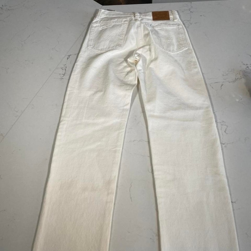 Levi's White Straight Leg Women’s Jeans - Wedgie Straight - Picture 4 of 8